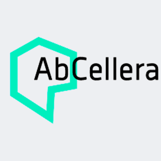Логотип акции AbCellera Biologics, ABCL