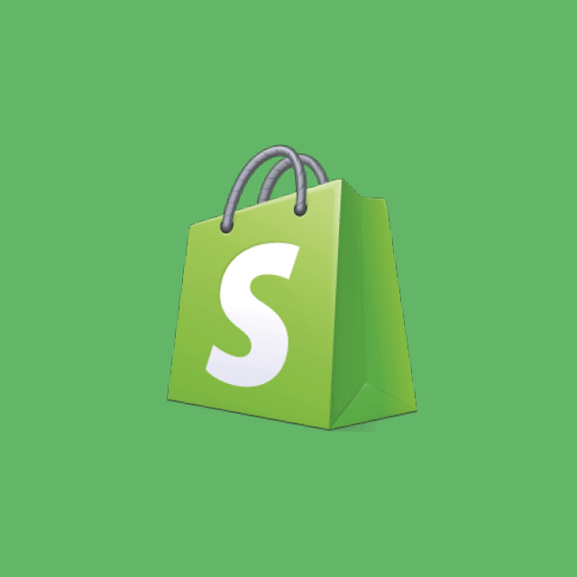 Логотип акции Shopify Inc, SHOP