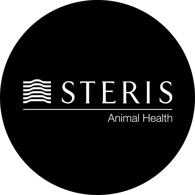 Логотип акции STERIS, STE