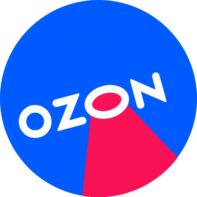 Логотип акции Озон, OZON