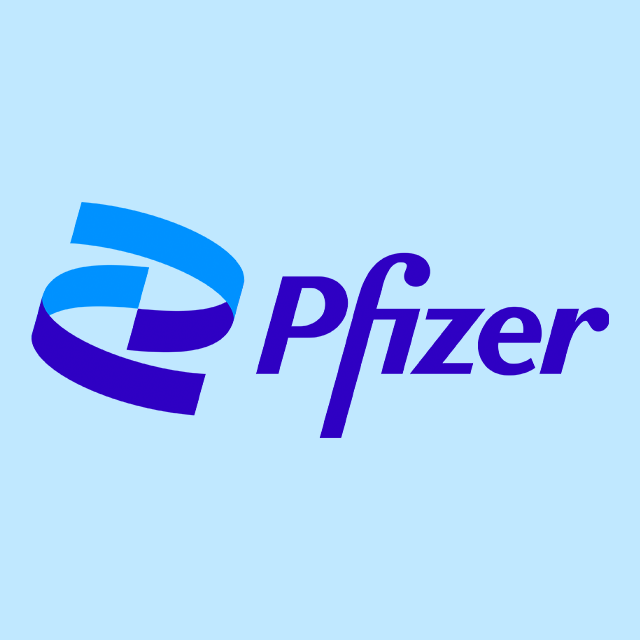 Логотип акции Pfizer, PFE Логотип акции Pfizer, PFE