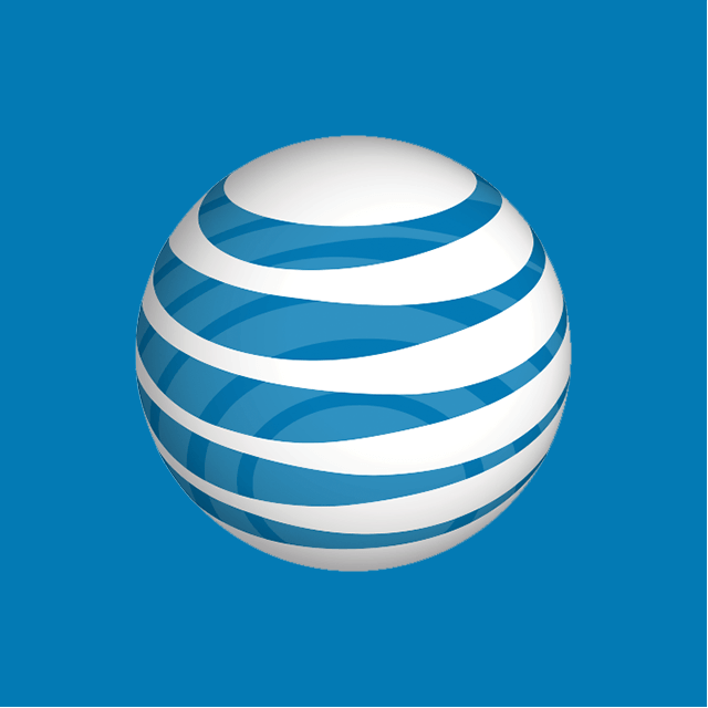 Логотип акции AT&T, T-US Логотип акции AT&T, T-US