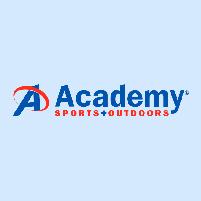 Логотип акции Academy Sports & Outdoors, ASO