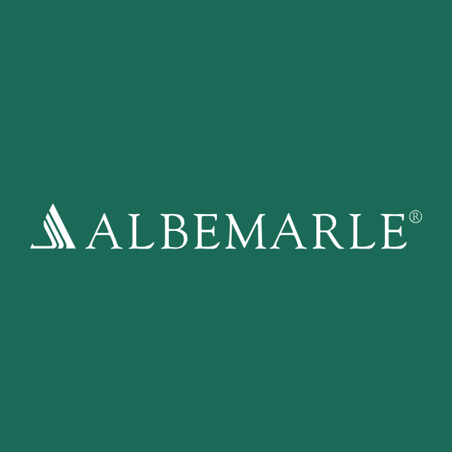 Логотип акции Albemarle, ALB