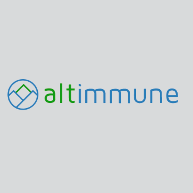 Логотип акции Altimmune, ALT