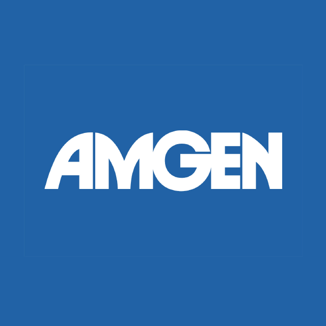 Логотип акции Amgen, AMGN-RM