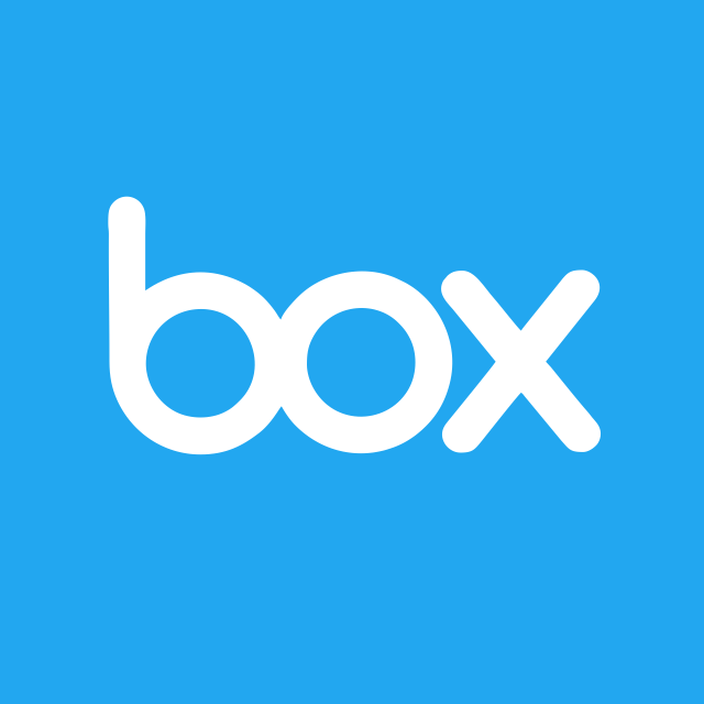 Логотип акции Box Inc, BOX