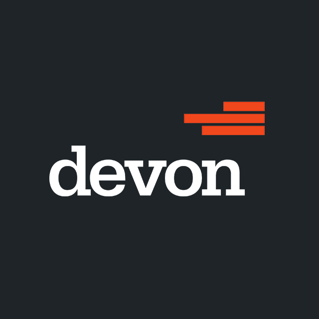 Логотип акции Devon Energy, DVN