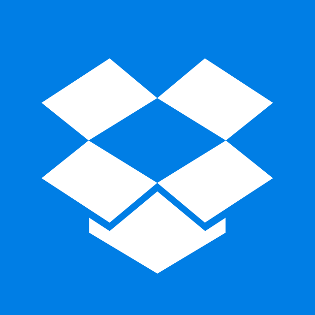 Логотип акции Dropbox Inc, DBX