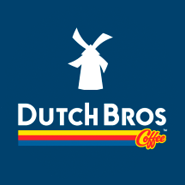 Логотип акции Dutch Bros, BROS