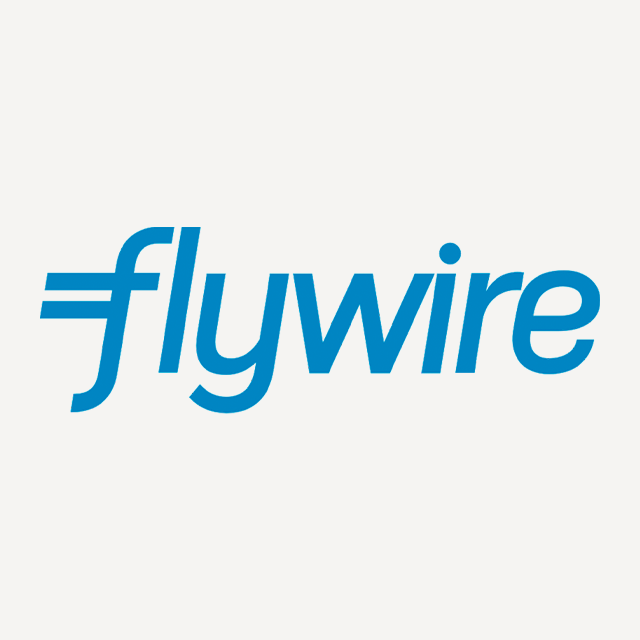 Логотип акции Flywire, FLYW