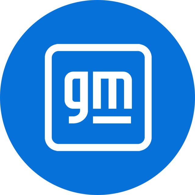 Логотип акции General Motors, GM