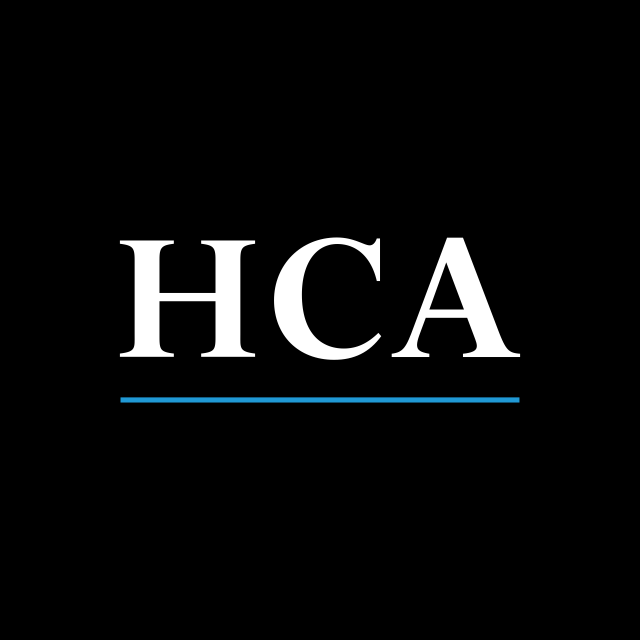 Логотип акции HCA Healthcare, HCA Логотип акции HCA Healthcare, HCA