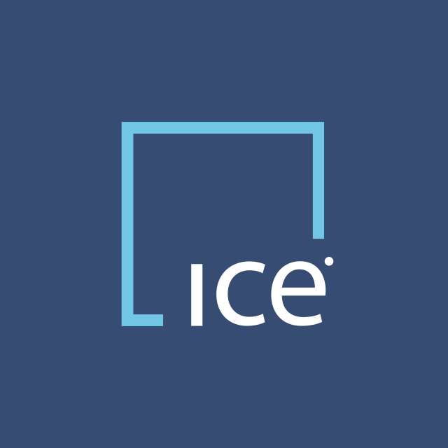 Логотип акции Intercontinental Exchange, ICE Логотип акции Intercontinental Exchange, ICE