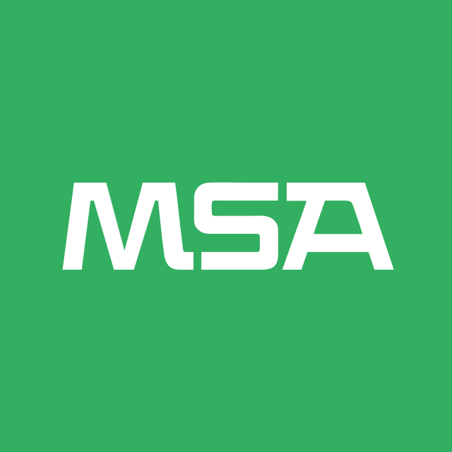Логотип акции MSA Safety, MSA