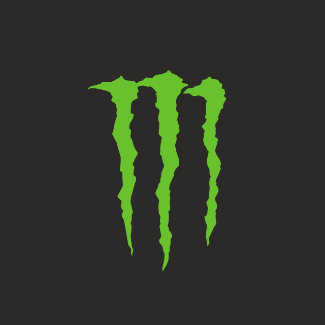 Логотип акции Monster Beverage, MNST