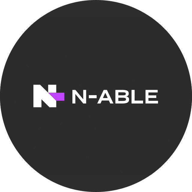 Логотип акции N-able, NABL