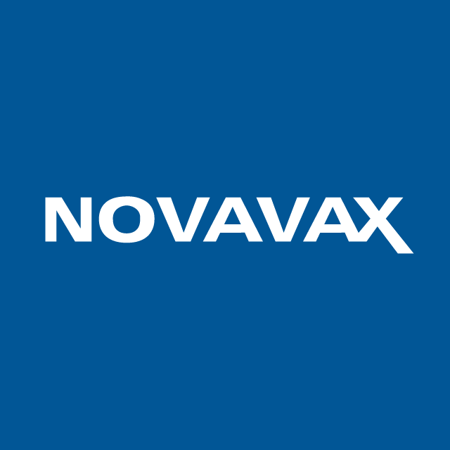 Логотип акции Novavax, NVAX