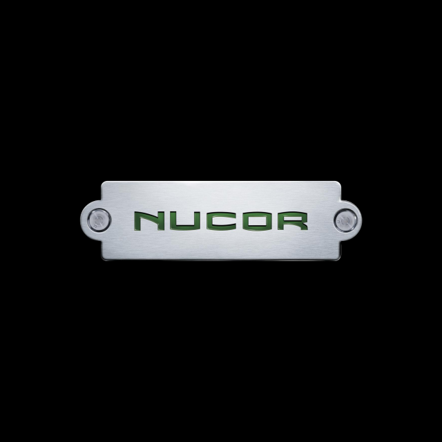 Логотип акции Nucor, NUE