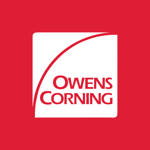 Логотип акции Owens Corning, OC