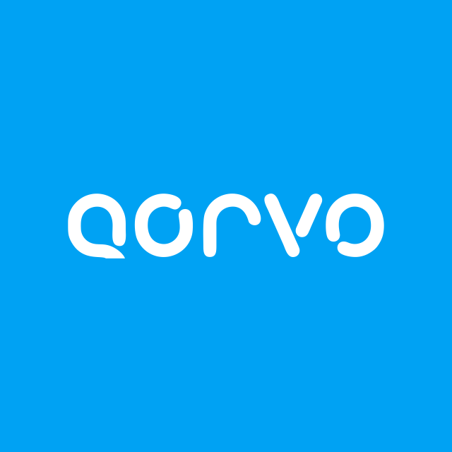 Логотип акции Qorvo, QRVO