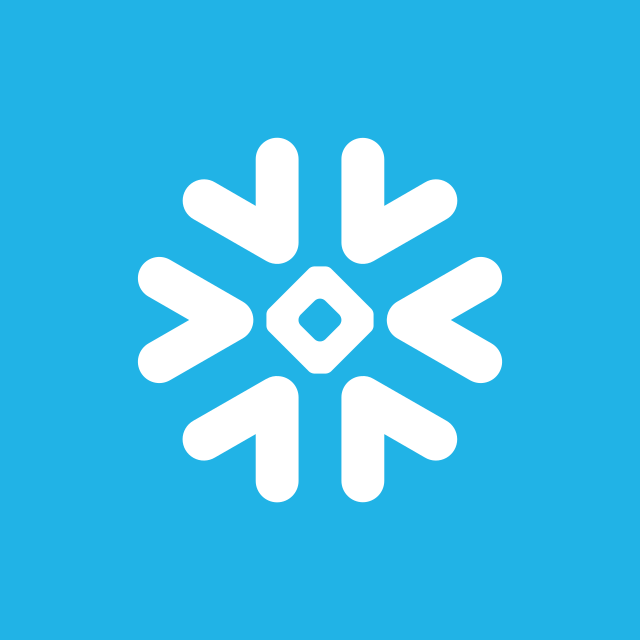 Логотип акции Snowflake Inc, SNOW