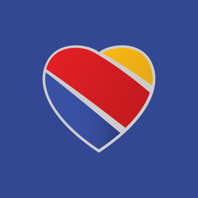 Логотип акции Southwest Airlines, LUV Логотип акции Southwest Airlines, LUV