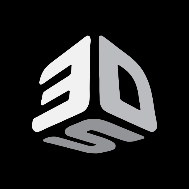 Логотип акции 3D Systems Corp, DDD Логотип акции 3D Systems Corp, DDD