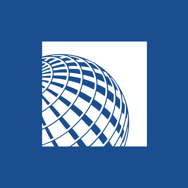 Логотип акции United Airlines Holdings, UAL