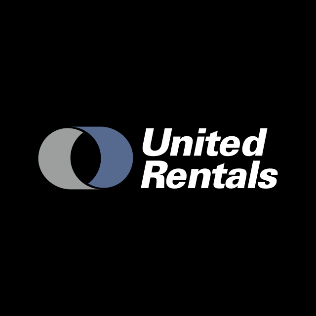 Логотип акции United Rentals, URI