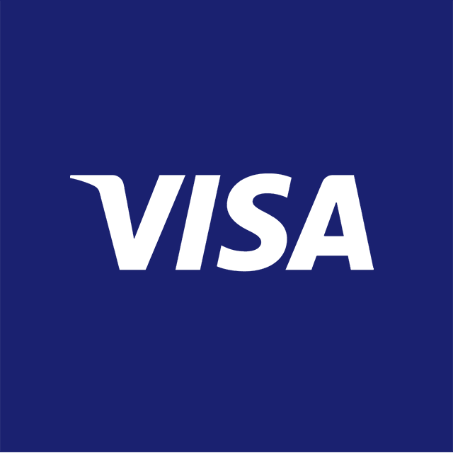 Логотип акции Visa, V
