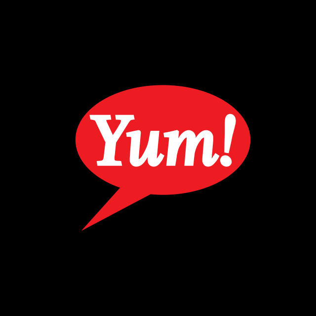 Логотип акции Yum!, YUM Логотип акции Yum!, YUM